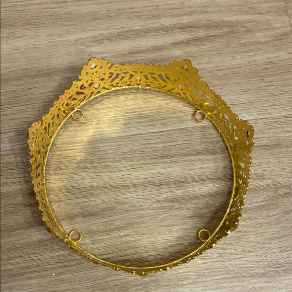 Costume Gold Crown with Amber Accents for King or Queen | Halloween, Prince - Picture 3 of 4